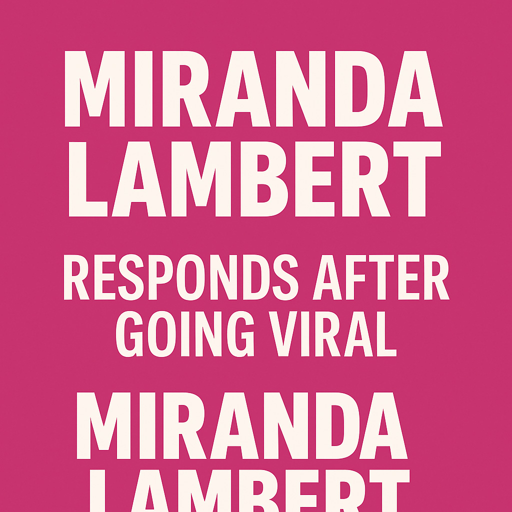 Miranda Lambert Responds After Viral Miniskirt Moment: “Backyard Swagger Since 2014”