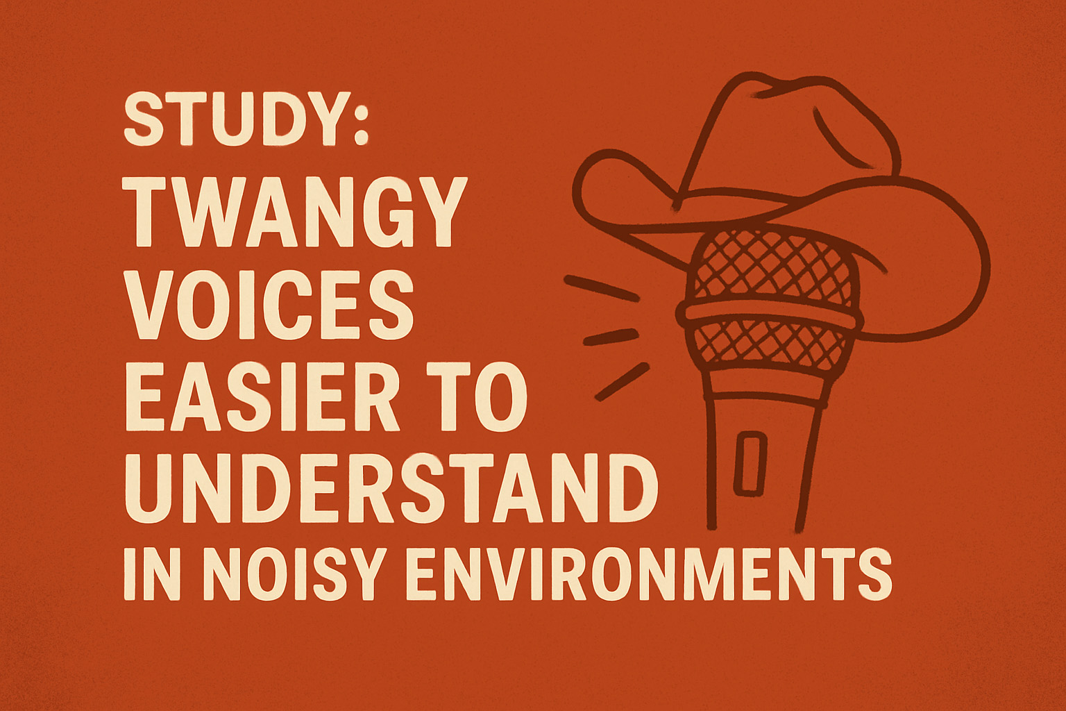 Study Says Twangy Voices Cut Through Noise Better—Especially for Women