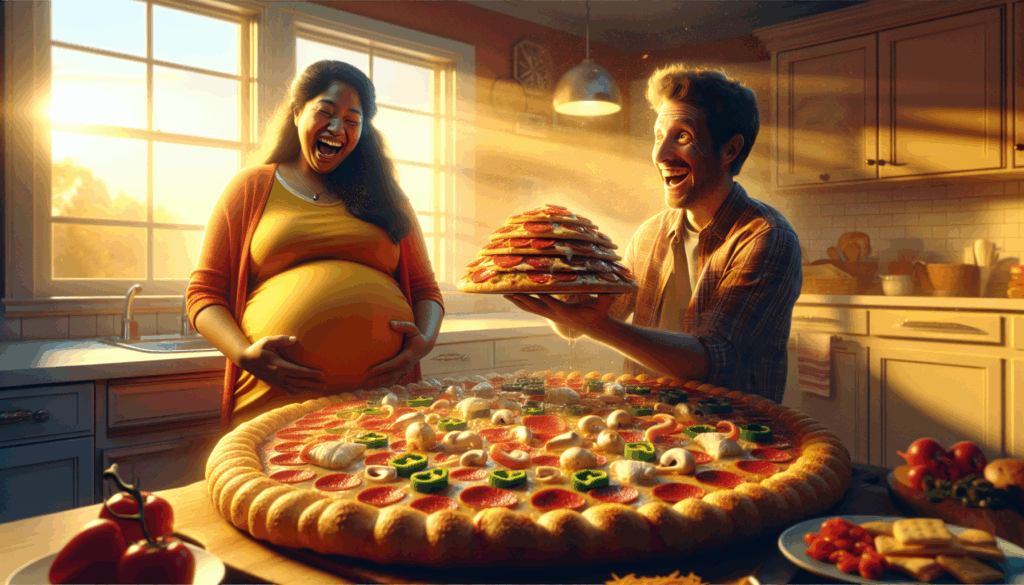 Pregnant Wife's Viral Pizza Order Sparks Laughter