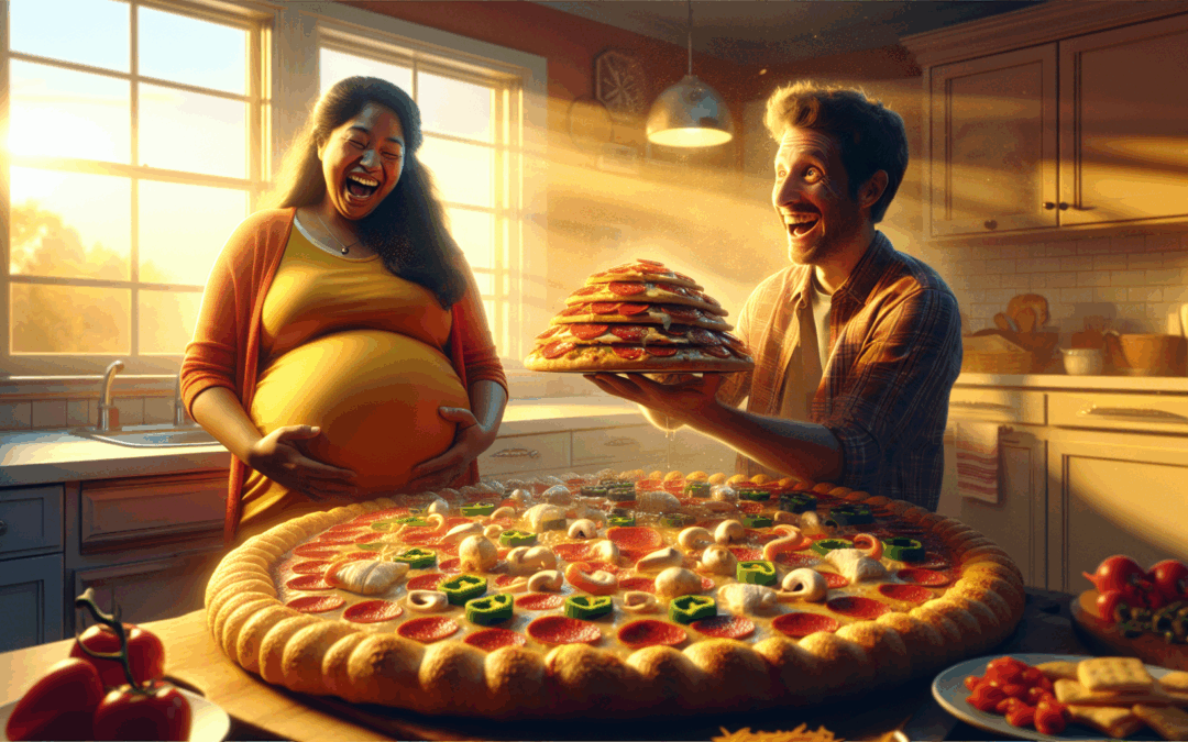 Pregnant Wife's Viral Pizza Order Sparks Laughter