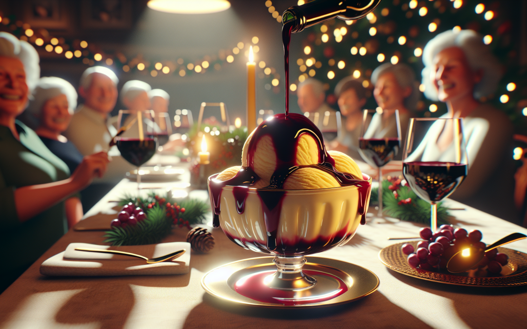 Vanilla Ice Cream with Red Wine: A Viral Sensation