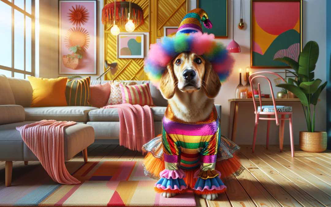 What Dogs Think on Dress Up Your Pet Day