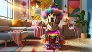 What Dogs Think on Dress Up Your Pet Day