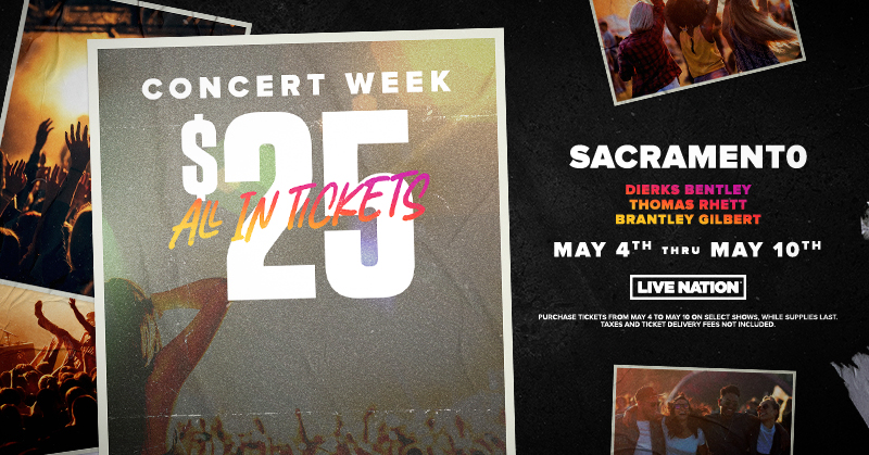 Celebrate Concert Week With $25 Tickets And Your Chance At Free Tickets